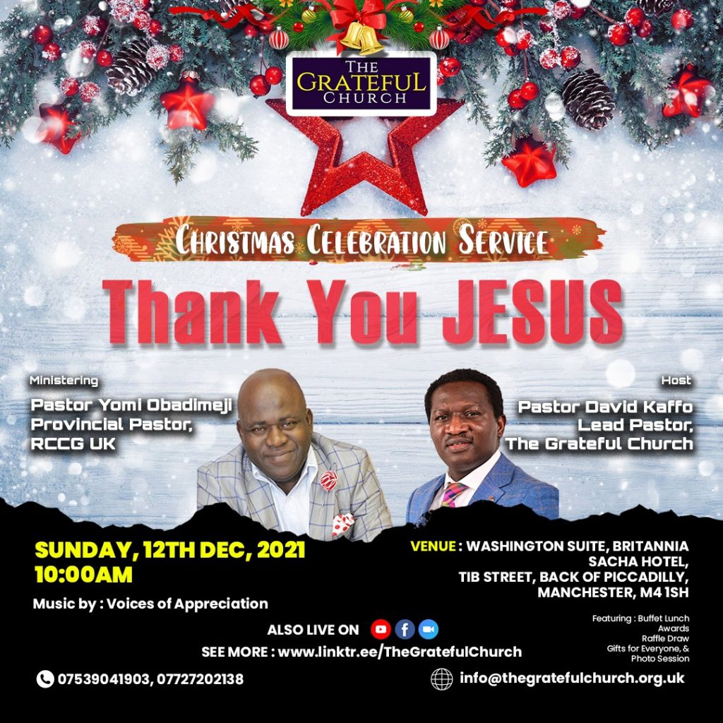 Christmas Celebration Service - The Grateful Church RCCG