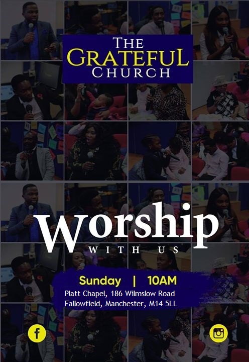 Worship with Us at RCCG, The Grateful Church