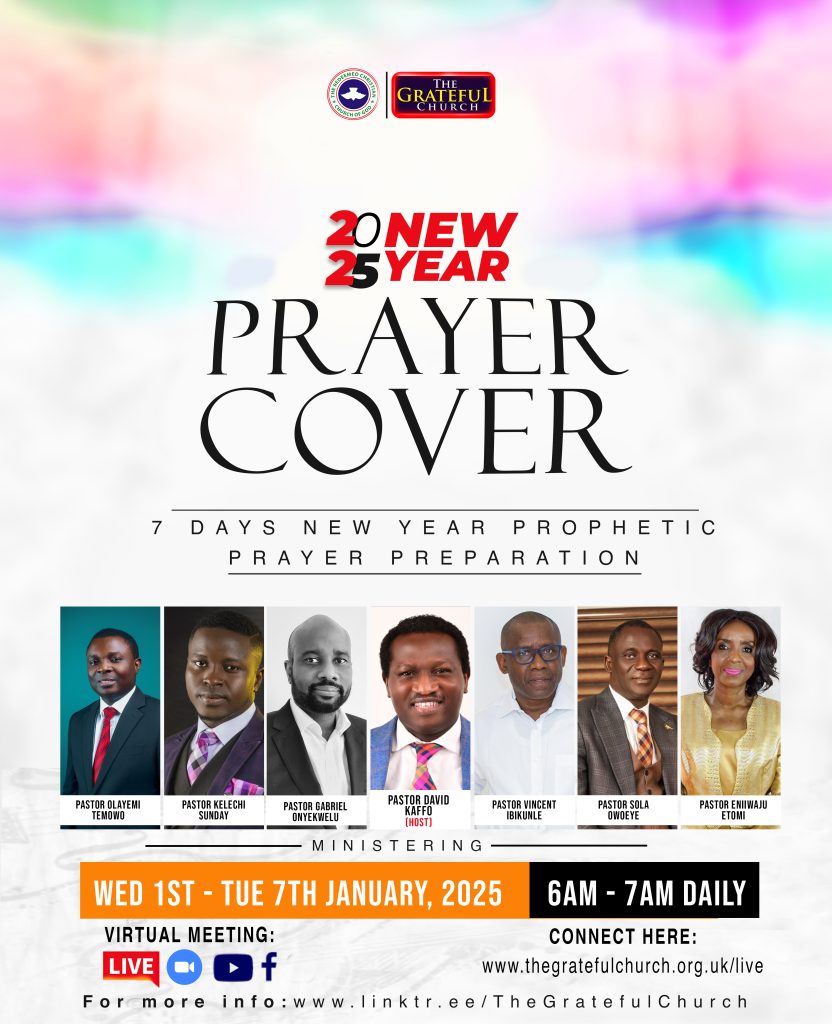 Prayer Cover 2025 - By RCCG, The Grateful Church