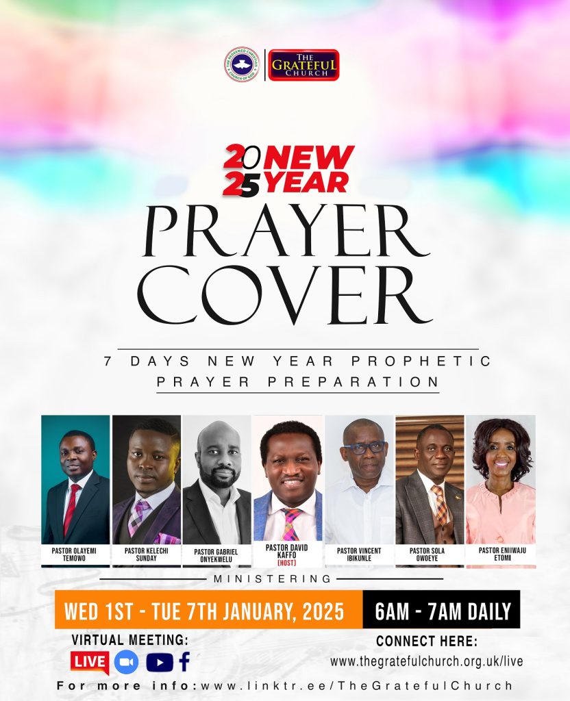 Prayer Cover 2025 - By RCCG, The Grateful Church