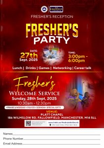 2025 Freshers Party @ The Grateful Church